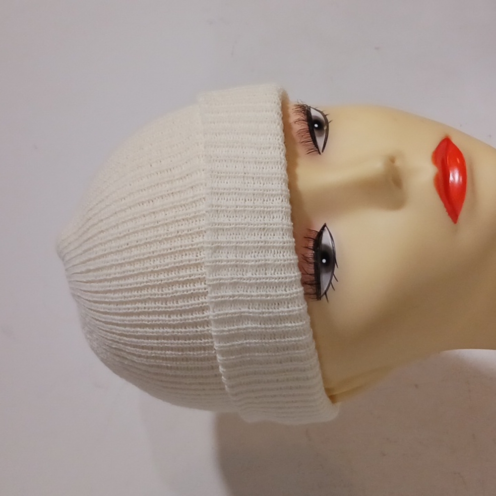 JJJJOUND Cream Ribbed Knit Watch Cap Beanie Toque NWOT